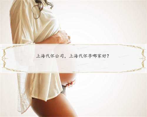 上海代怀公司，上海代怀孕哪家好？