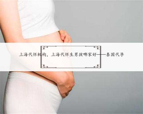 上海代怀机构，上海代怀生男孩哪家好——泰国代孕